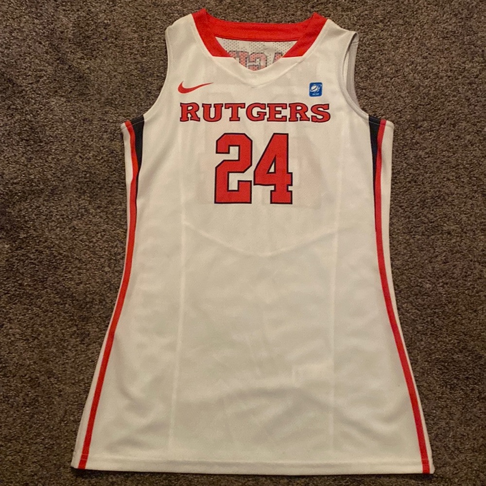 Women’s - Nike NCAA Rutgers University Scarlet Knights Basketball jersey Biagini